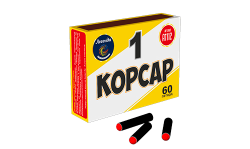  Петарды Корсар 1 в пленке  в Мичуринске